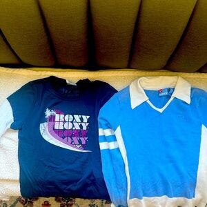 Lot of 12 surf/skate shirts and tanks